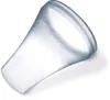 A close-up studio shot of a single, translucent white and silver digital thermometer tip, angled diagonally against a pure white background. Produktbild-Vorschau