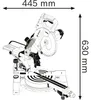 Bosch 0601B19001 Bosch GCM 80 SJ + 2. Sägeblatt Paneelsäge Productafbeelding-voorbeeld 4