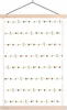 MuchoWow® Textilposter Blumen - Muster - Pastell 120x180 cm Produktbild-Vorschau 1