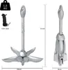 UISEBRT Ancre de bateau Ancre pliante Ancre pliante Voir les images du produit 2