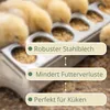 Futtertrog Metall Küken Futterautomat Hühner Zubehör Produktbild-Vorschau 3