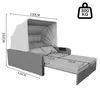 Flieks Gartensofa für 2 Personen, Polyrattan Gartenmöbel Produktbild-Vorschau 7