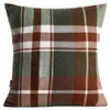 HOMLA Poszewka MELROSE puszysta w kratę zielona 45x45 cm Podgląd zdjęcia produktu 1