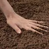 Teppich Wohnzimmer Hochflor Einfarbiges Design Langflor Produktbild-Vorschau 6