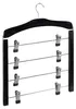 Set appendiabiti per gonne/pantaloni, in legno, nero, 3 Anteprima dell’immagine prodotto 10