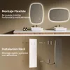 Espejo de pared LED S'AFIELINA, 80x50 cm – Espejo de baño Vista previa de la imagen del producto 10