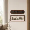 Cornice retrò in legno di tiglio a 5 scomparti I PR1 scuro Anteprima dell’immagine prodotto 5