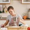Mehlsieb Einhandsieb Edelstahl Küchensieb Feinsieb Mehl und Produktbild-Vorschau 7