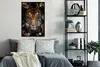 MuchoWow® MuchoWow® Gerahmtes Poster Tiger - Blumen - Produktbild-Vorschau 5