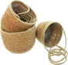 3x Pflanzenampel "Terra" aus Seegras, Blumenampel, Produktbild-Vorschau 3