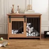 COSTWAY Hundekäfig Möbel, Hundebox für Zuhause, Hundehütte Produktbild-Vorschau 2