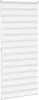 vidaXL Dvojitá roleta bílá 100x200 cm Šířka látky 95,9 cm Náhled obrázku produktu 3