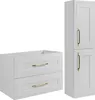 RODAN | Badezimmermöbel Set - 80 cm & 136 cm - Weiß Matt - Produktbild-Vorschau 1