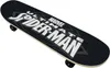 A black skateboard with the Ultimate Spider-Man logo on it, shown from a slightly elevated angle against a white background. Náhled obrázku produktu