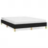 vidaXL Struttura letto senza materasso nero 140x200 cm Anteprima dell’immagine prodotto 1