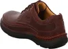 A brown leather shoe is shown from a side-rear angle against a white background. Anteprima dell’immagine prodotto