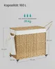 A laundry basket with dimensions and capacity indicated. Produktbild-Vorschau