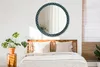 Spiegel Rund mit Aufdruck - Wandspiegel Design Wandmontage Produktbild-Vorschau 4