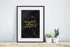 MuchoWow® Gerahmtes Poster Zitate - Motivation - Gold - Produktbild-Vorschau 6