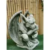 Schöner Gargoyle aus Steinguss Neu Frostfest Produktbild-Vorschau 3