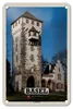 Blechschild Reise Basel Schweiz St. Alban-Tor 12x18cm Produktbild-Vorschau 1