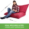 Green Bean® XXL Riesensitzsack "Square" aus Cordstoff 370 Produktbild-Vorschau 5