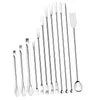 12-teiliges Laborspatel-Set aus Edelstahl 304, Produktbild-Vorschau 3
