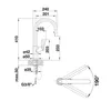 BLANCO CARENA-S Vario Armatur / Silgranitweiß/Chrom / Produktbild-Vorschau 10