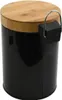 MSV Kosmetikeimer 3 Liter Edelstahl Bambus mit Produktbild-Vorschau 2