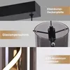 ZMH LED Pendelleuchte Esstisch Hängelampe Hängeleuchte Glas Produktbild-Vorschau 4