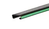 A close-up, isolated shot of a black and green plastic handrail profile against a white background. Anteprima dell’immagine prodotto