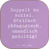 Mr. & Mrs. Panda Tischuntersetzer Spruch Sozialpädagogin Produktbild-Vorschau 1