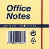 Tesa Office Notes gelb Haftnotitz Block 75mm x 75mm 100 Produktbild-Vorschau 3