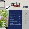 MuchoWow® Koffer Handgepäck Trolley Rollkoffer Kleine Produktbild-Vorschau 6