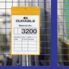 DURABLE Neodym-Magnettaschen A4 quer 10 St., gelb 174804 Produktbild-Vorschau 2