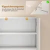 HOMCOM Küchenschrank Vorratsschrank mit Offenem Fach, 4 Produktbild-Vorschau 8