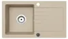 [Granitspüle 76x44 Beige]Hochwertig beidseitig Montierbar Produktbild-Vorschau 7