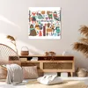 Bild auf Leinwand - Leinwandbild - Winter Baum Wald Tiere - Produktbild-Vorschau 7