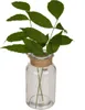 Vase aus Glas mit Jutedeko zum Hängen ca.10cm Tischdeko Produktbild-Vorschau 1