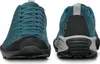 Mojito GTX Lifestyle Schuhe von Scarpa in Türkis mit grauen Akzenten; Rückansicht. Produktbild-Vorschau