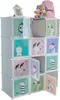 Kondela Modularer Kleiderschrank für Kinder Hakon - grau / Produktbild-Vorschau 12