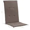 vidaXL Coussin pour chaise de jardin à haut dossier 4pcs Voir les images du produit 16