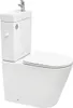 SAT Brevis Stand-WC WC-Kombination mit integriertem Produktbild-Vorschau 1