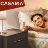 CASARIA® Nachttisch Eloise 3 Schubladen Kabelführung Wandbefestigung  Boxspringbett Schlafzimmer Nachtschrank Nachtkonsole Nachtkommode Holz  54x39x28cm