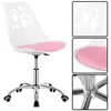 Springos® Bürostuhl Drehstuhl Weiß/Rosa Ergonomisch Produktbild-Vorschau 8