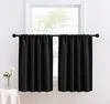 2ks Krátké okenní záclony Blackout Curtain pro kuchyňské Náhled obrázku produktu 2