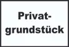 Privatgrundstück Schild schwarz-weiß A4 Rückseite Produktbild-Vorschau 1