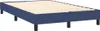vidaXL Struttura letto Boxspring blu 120x200 cm in tessuto Anteprima dell’immagine prodotto 10