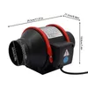 100mm trubicový ventilátor s dálkovým ovládáním Nízká Náhled obrázku produktu 2