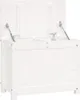 A white wooden chest with its lid open, showing the interior and hinges. Náhľad obrázku produktu